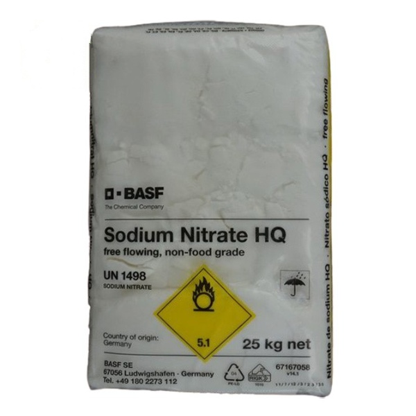NaNO3 - Sodium nitrate, Đức, 25kg/bao.