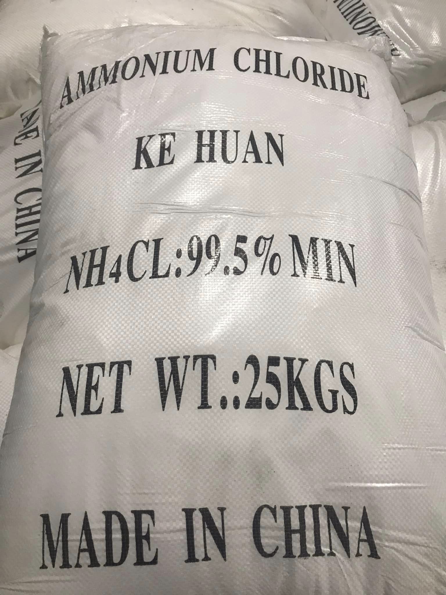 NH4Cl - Ammonium Chloride (Muối Lạnh), Trung Quốc, 25kg/bao